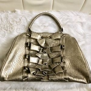 JESSICA SIMPSON Gold Handbag
